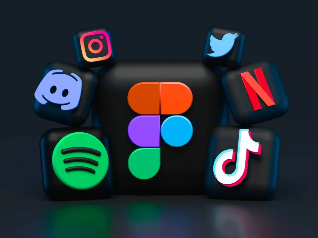 images of social media apps