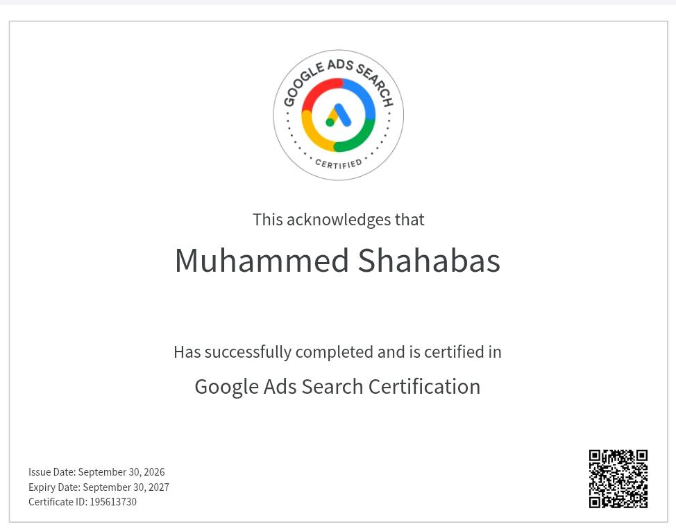 muhammad shahabas ads search certificate image